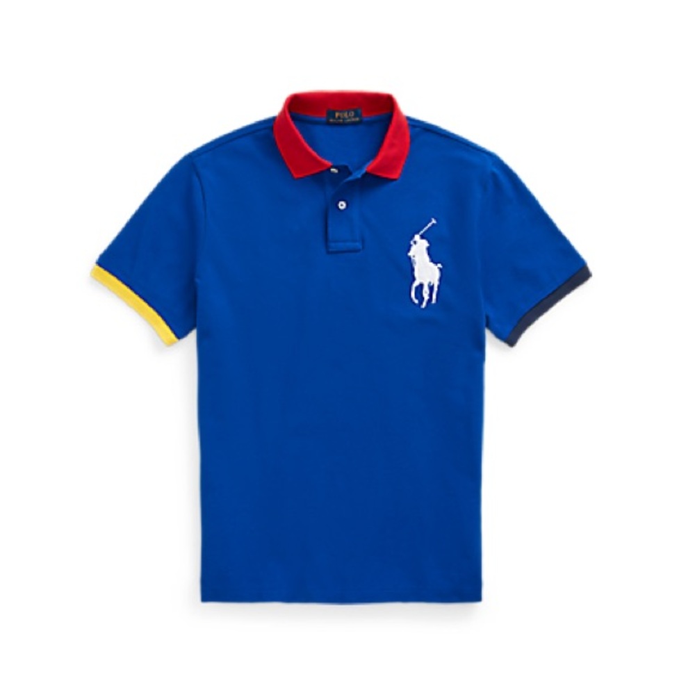 NWT POLO RALPH LAUREN
Classic Fit Big Pony Pique Polo - BLUE
